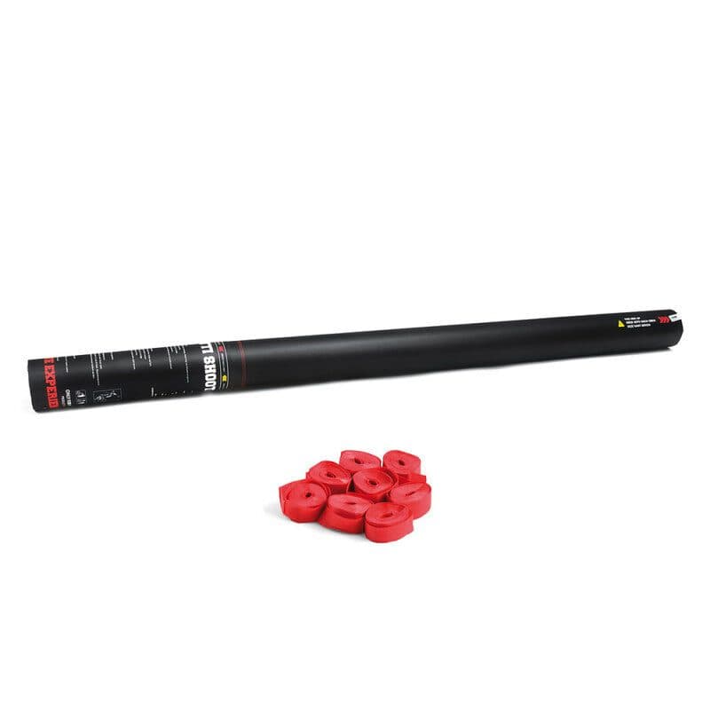 Cannone stelle filanti manuale 80cm rosso - THE CONFETTI MAKER EFX-HSC04RD
