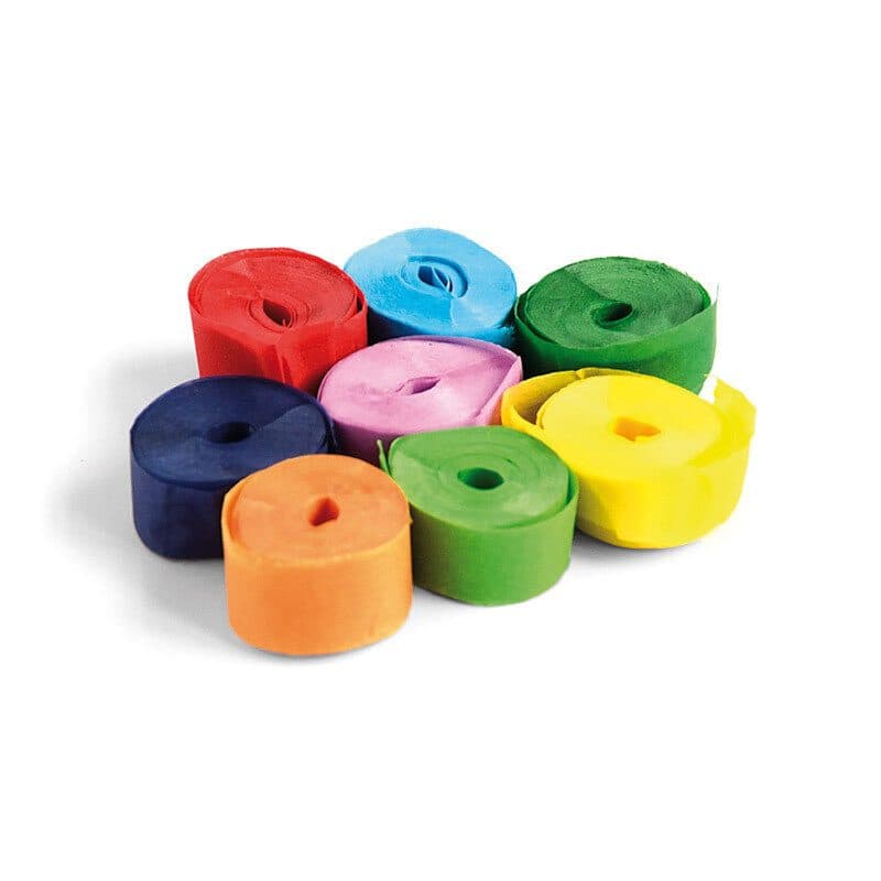 Stelle filanti 5m x 0,85 cm multicolor carta ignifuga - THE CONFETTI MAKER EFX-STR01MC