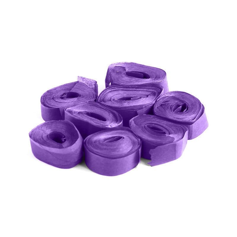 Stelle filanti 5m x 0,85 cm viola carta ignifuga - THE CONFETTI MAKER EFX-STR01PR