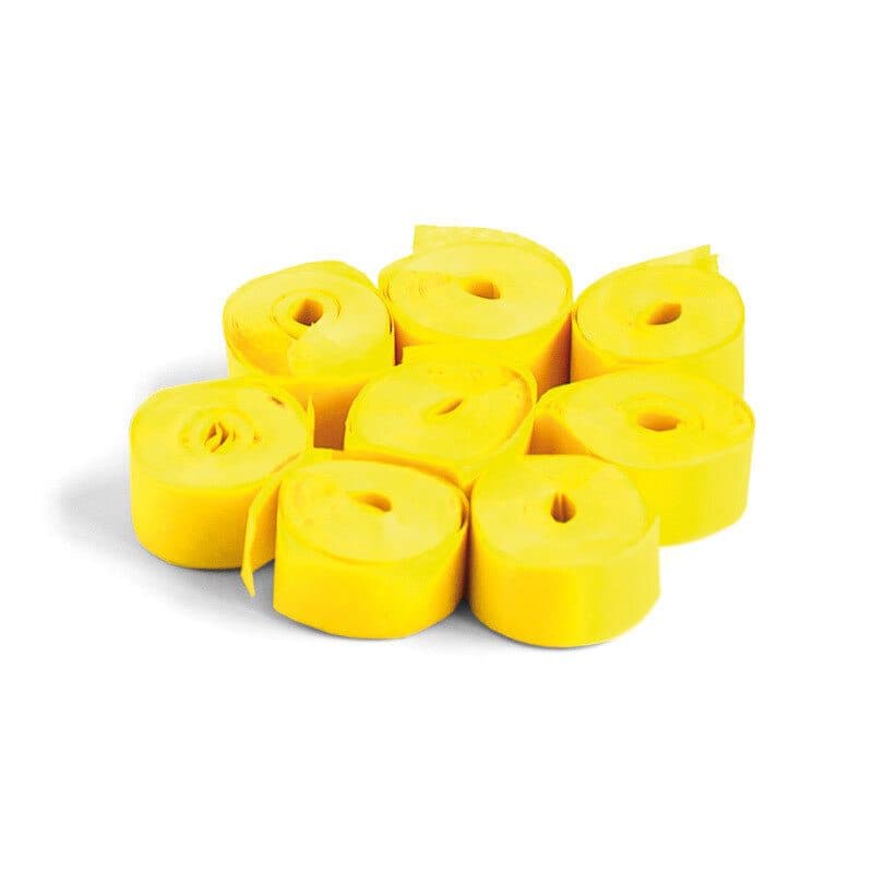 Stelle filanti 5m x 0,85 cm giallo carta ignifuga - THE CONFETTI MAKER EFX-STR01YL