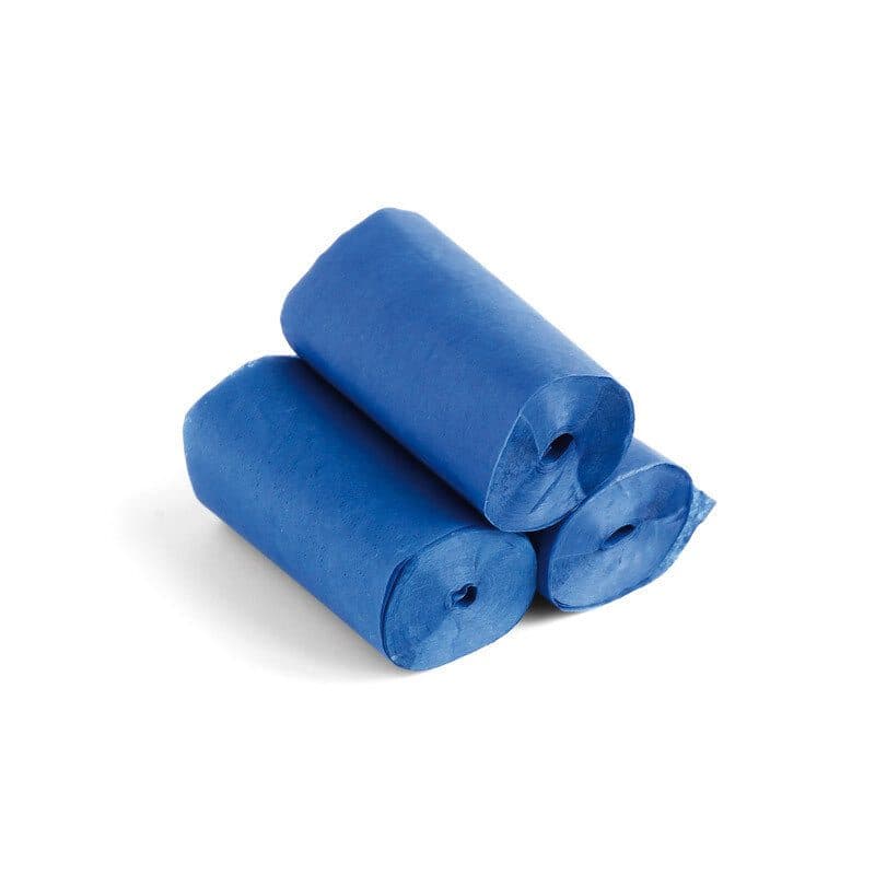 Stelle filanti stadium 20m x 5 cm blu scuro, carta biodegradabile - THE CONFETTI MAKER EFX-STR04DB