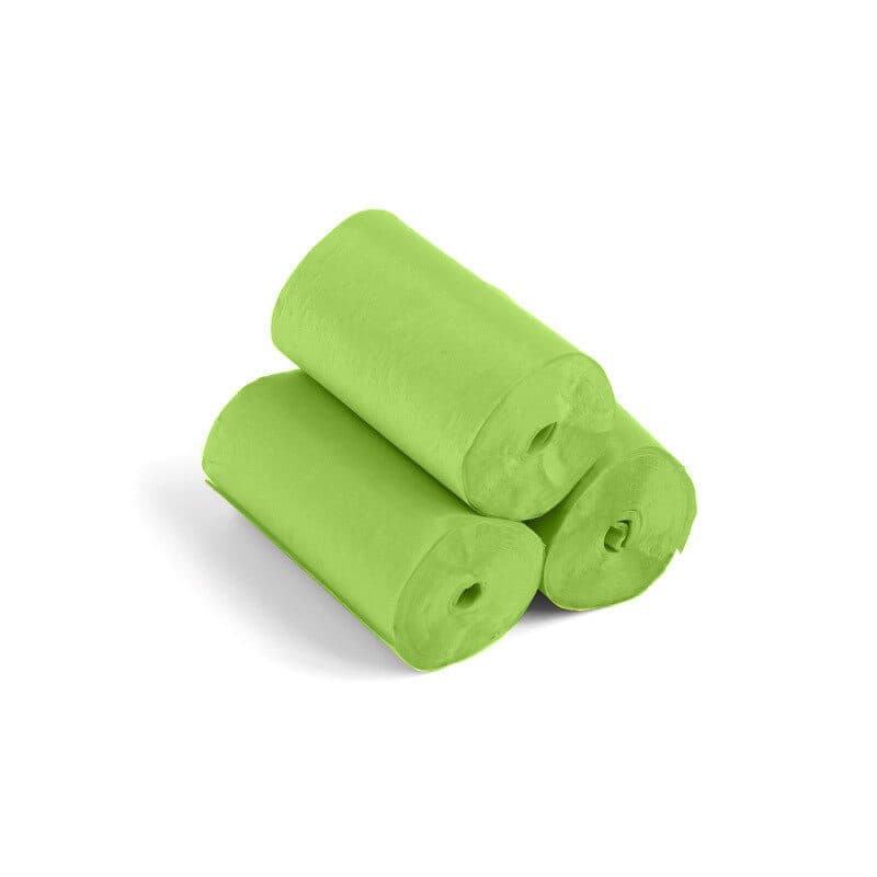 Stelle filanti stadium 20m x 5 cm verde chiaro, carta biodegradabile - THE CONFETTI MAKER EFX-STR04LG