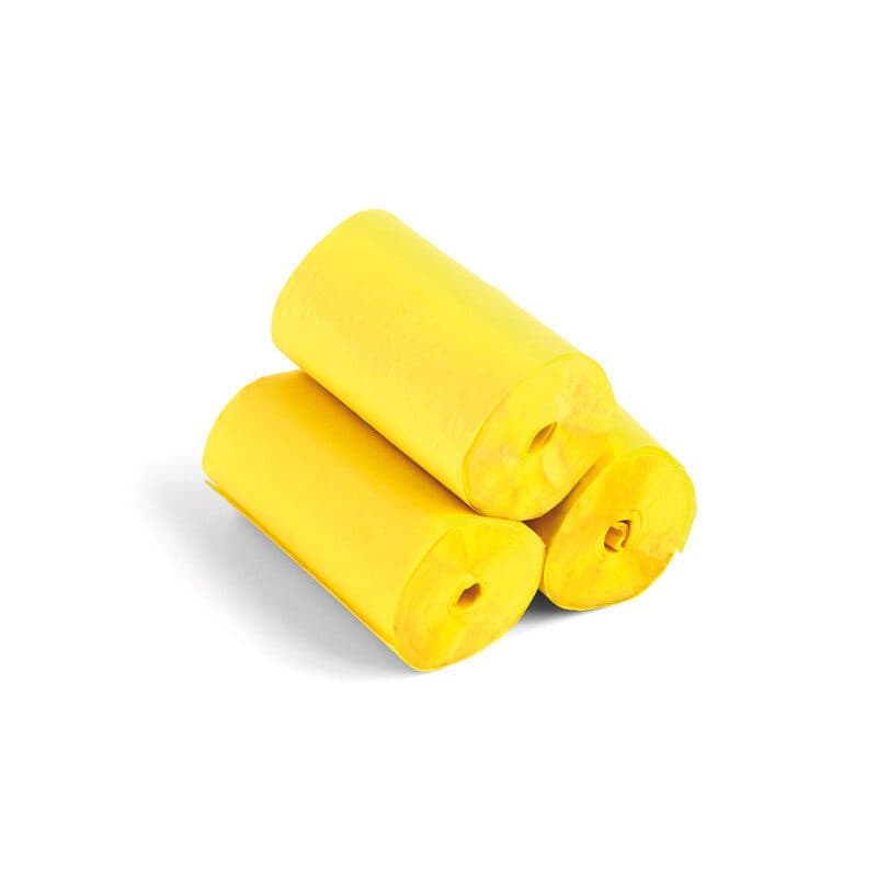 Stelle filanti stadium 20m x 5 cm gialle, carta biodegradabile - THE CONFETTI MAKER EFX-STR04YL
