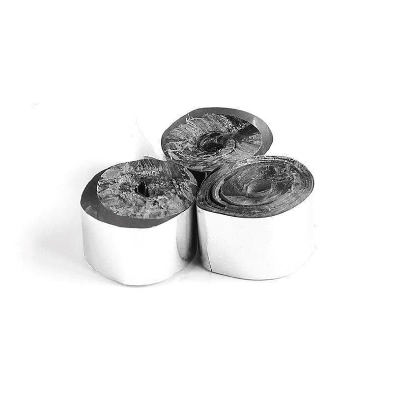 Stelle filanti metallizzate argento 5m x 0,85cm - THE CONFETTI MAKER EFX-STR05SL