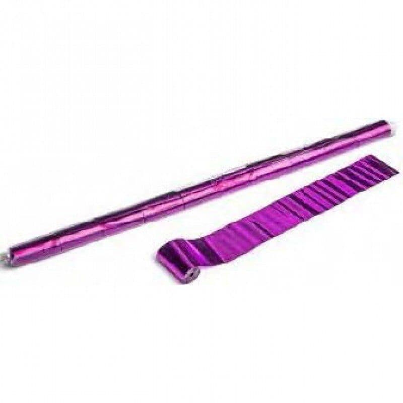 Metallised pink streamers 10m x 5 cm - THE CONFETTI MAKER EFX-STR07PK