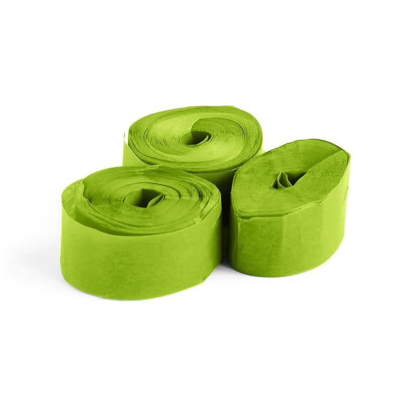 Stelle filanti verde chiaro 10m x 2,5cm - THE CONFETTI MAKER EFX-STR10LG
