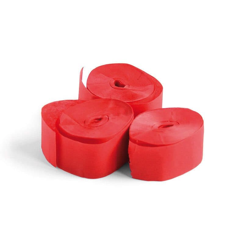 Stelle filanti rosse 10m x 2,5cm - THE CONFETTI MAKER EFX-STR10RD