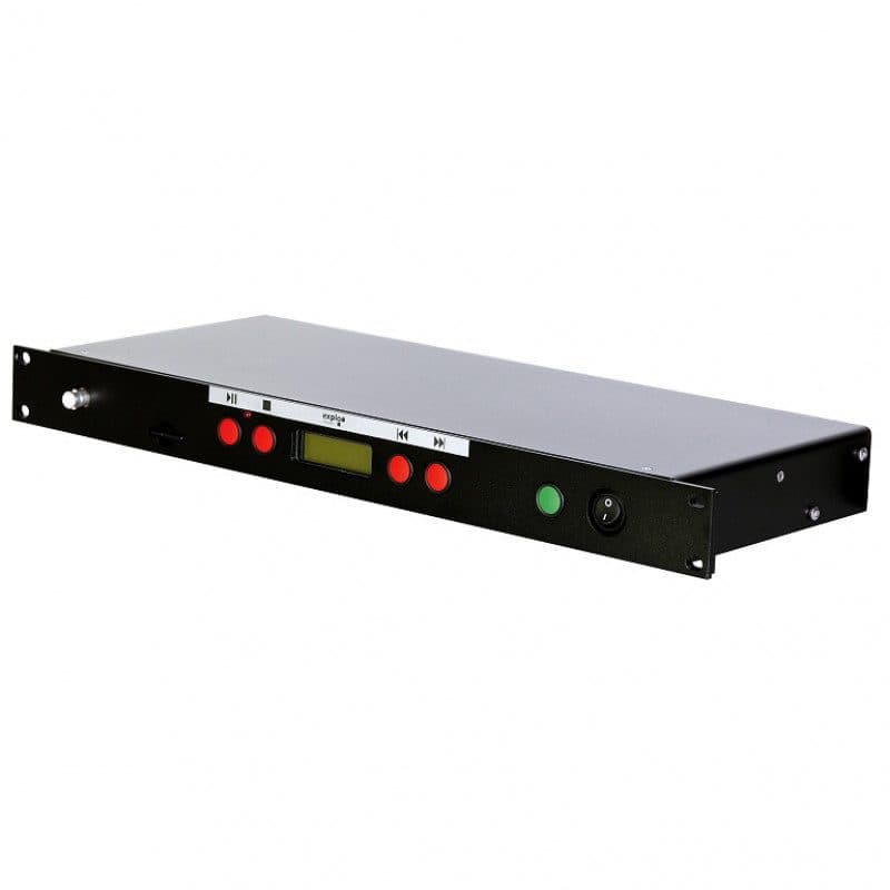 Lettore audio rack 19" SD amplificatore controllabile radio - EXPLO EXP-RX2-WAVE19