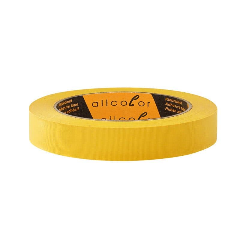 Nastro adesivo etichettatura preintagliato giallo 19mm 33m - ALLCOLOR GAF-551-19G
