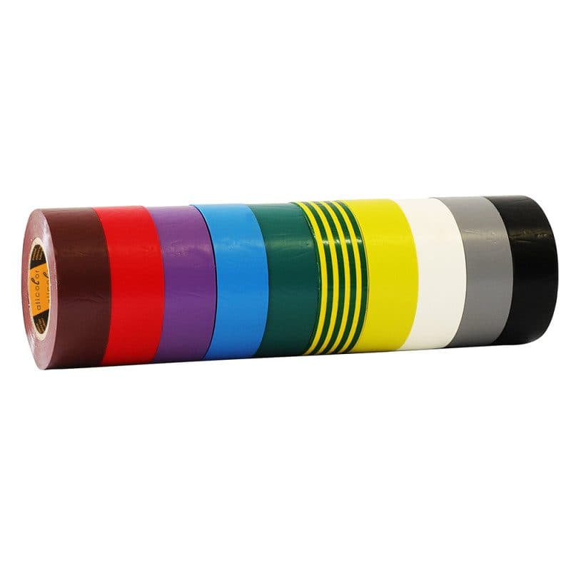 Nastro isolante PVC Type 590 torretta multicolore - ALLCOLOR GAF-590-19-10 RB
