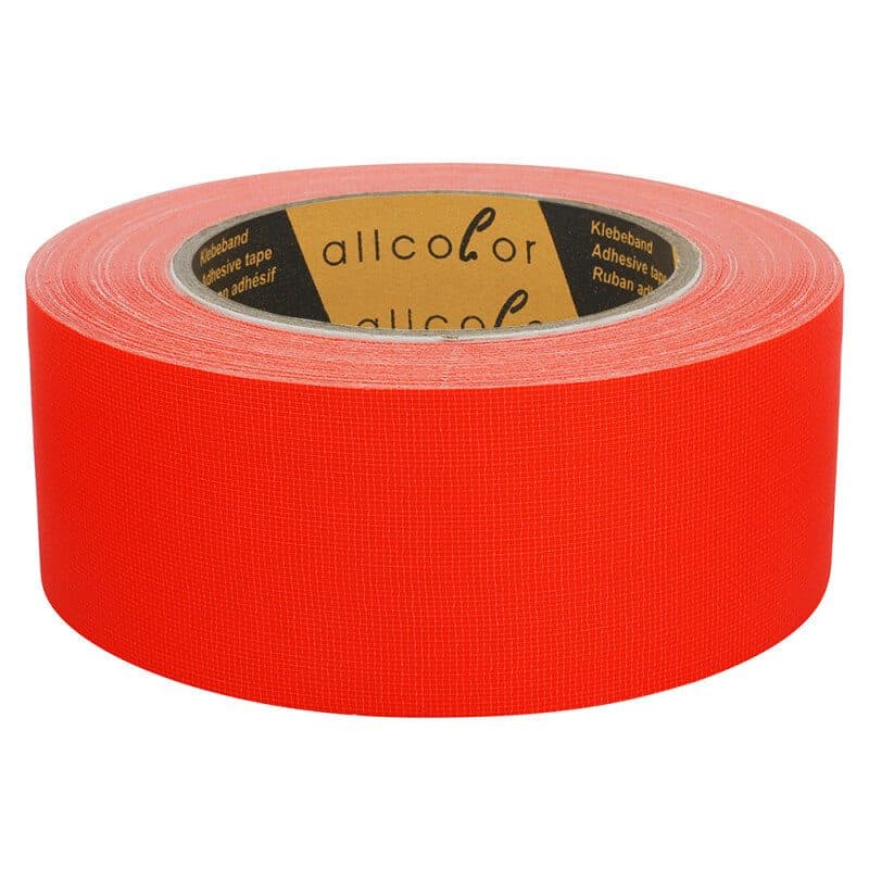 Nastro gaffer neon arancione fluo 19mm 25m - ALLCOLOR GAF-649-19O