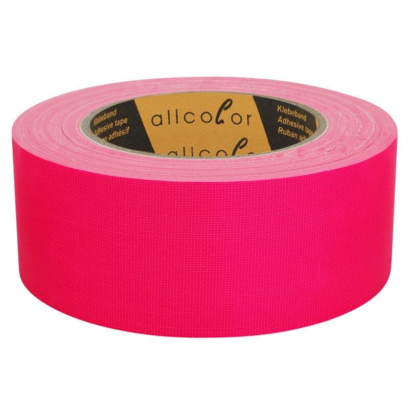 Nastro gaffer neon rosa fluo 19mm 25m - ALLCOLOR GAF-649-19P