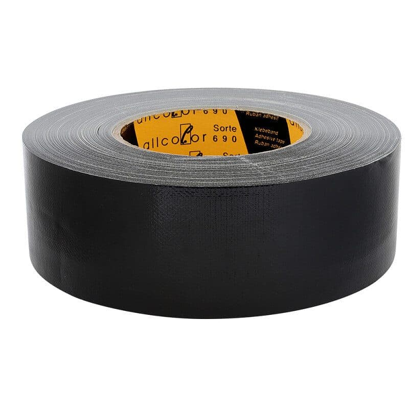 Nastro gaffer Type 690 nero 75mm 50m - ALLCOLOR GAF-690-75B