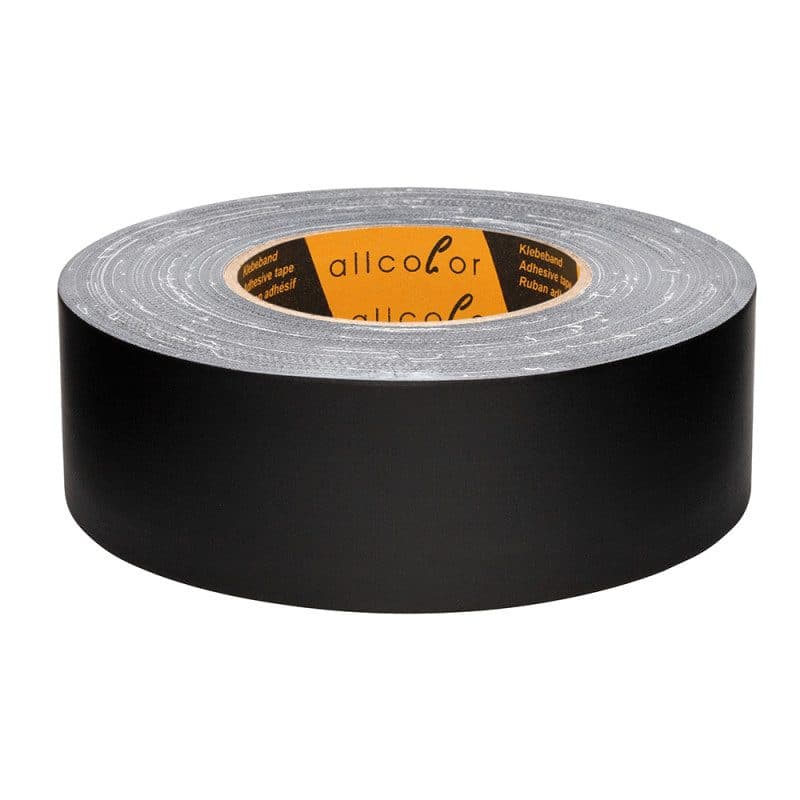 Nastro gaffer opaco nero tipo 697 - ALLCOLOR GAF-697-50 S