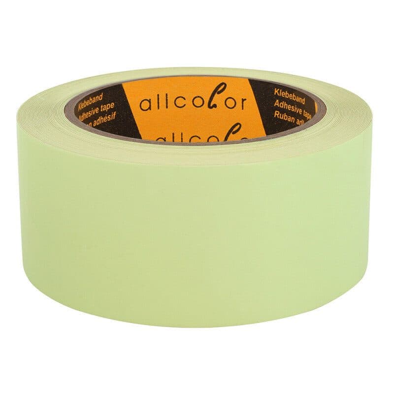 Nastro fosforescente 25mm x 10m glow in the dark - ALLCOLOR GAF-FLUO