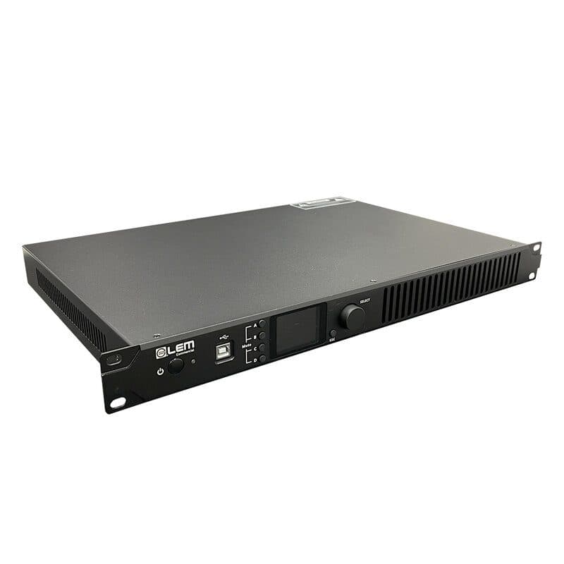 Amplificatore potenza rack 19'' 1U 4x300W Dante DSP - LEM COMMERCIAL GEN-D-DRIVE 1.8K4-DANTE