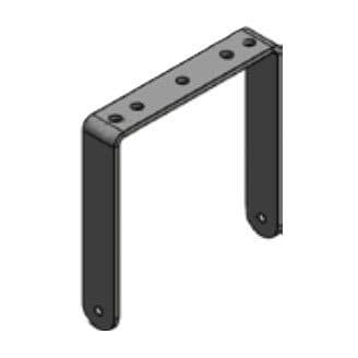 Staffa a U inclinabile diffusore MP15N - Harmonic Design HDE-908519