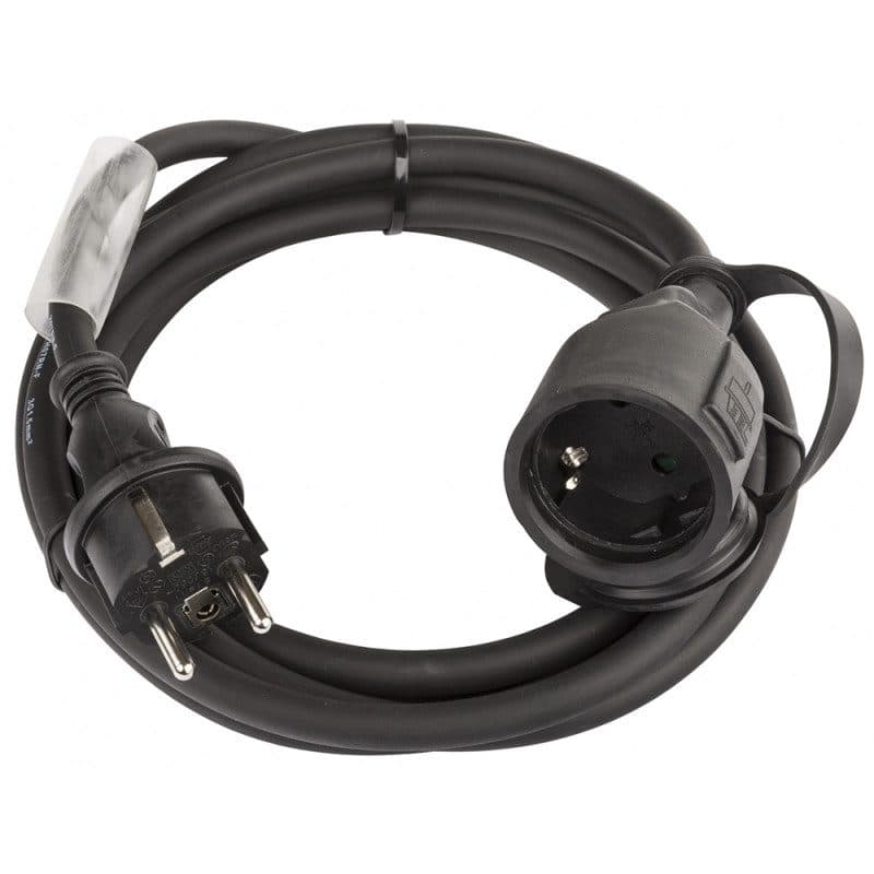 Cavo prolunga alimentazione Schuko 3m 3G1,5 IP44 - HILEC HIT-B01378