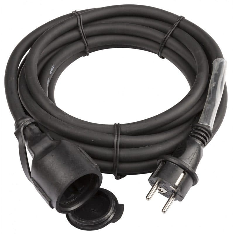 Cavo prolunga alimentazione Schuko 5m 3G2,5 IP44 - HILEC HIT-B01384