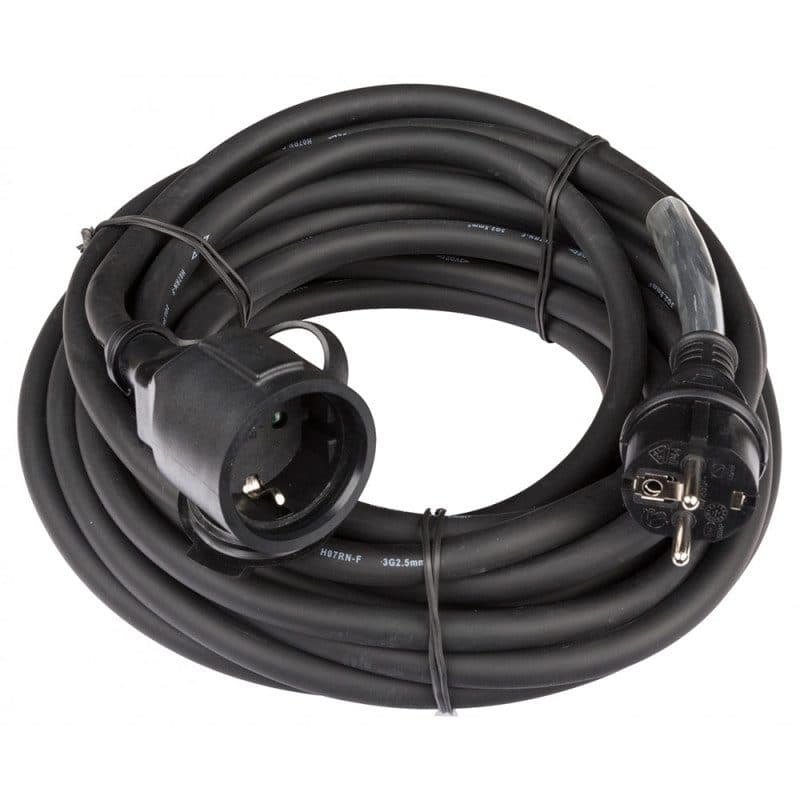 Schuko single-phase electric extension socket 3G2.5 15m IP44 - HILEC HIT-B01457