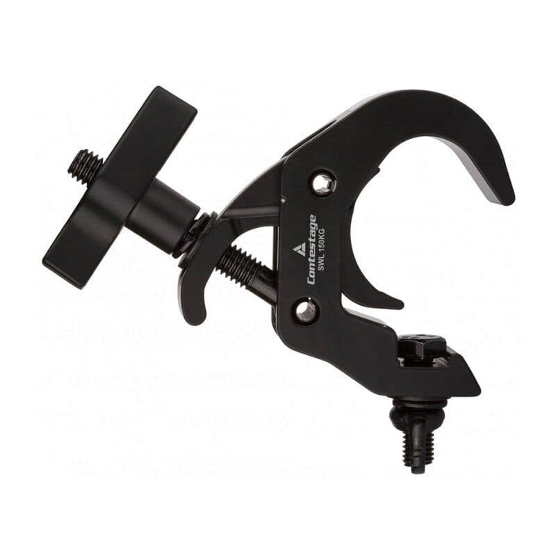 Quick clamp flood lights tubes 48-51 mm SWL 150 kg black - BRITEQ HIT-B02684
