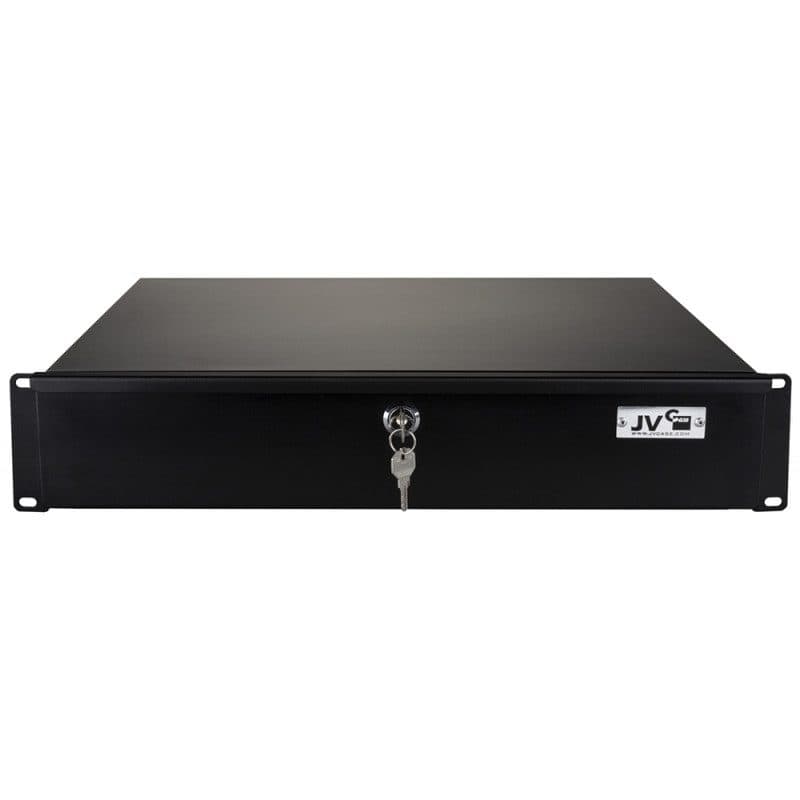 Cassetto rack 19" 2U metallo telescopico con serratura - HILEC HIT-B03194