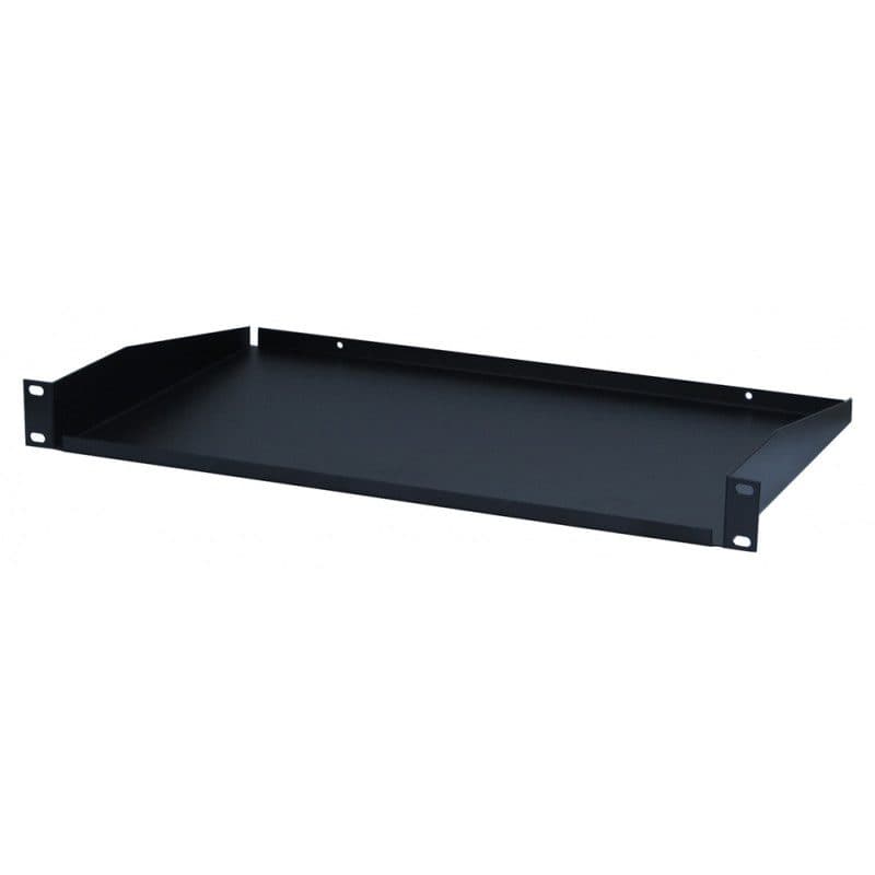 Vassoio rack 19" 1U metallo nero - HILEC HIT-B03197