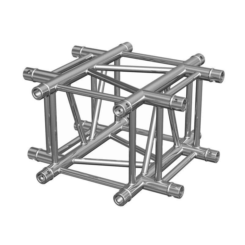 Square truss 290mm 4-way 90° corner coupler - CONTESTAGE HIT-H10058