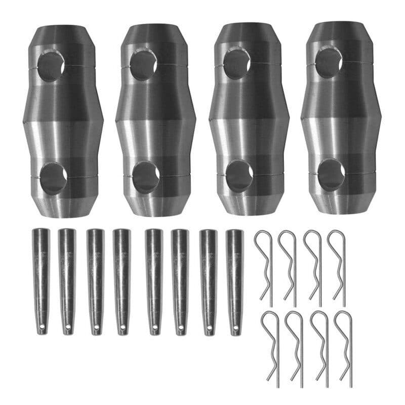 Kit montaggio americana quadrata DECO22Q 4 connettori 8 spine - Contestage HIT-H10224