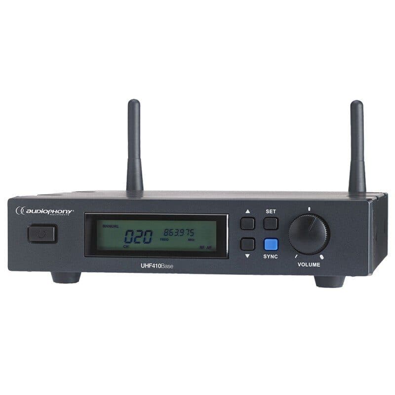 Wireless UHF True Diversity receiver UHF410-Base - AUDIOPHONY HIT-H10271