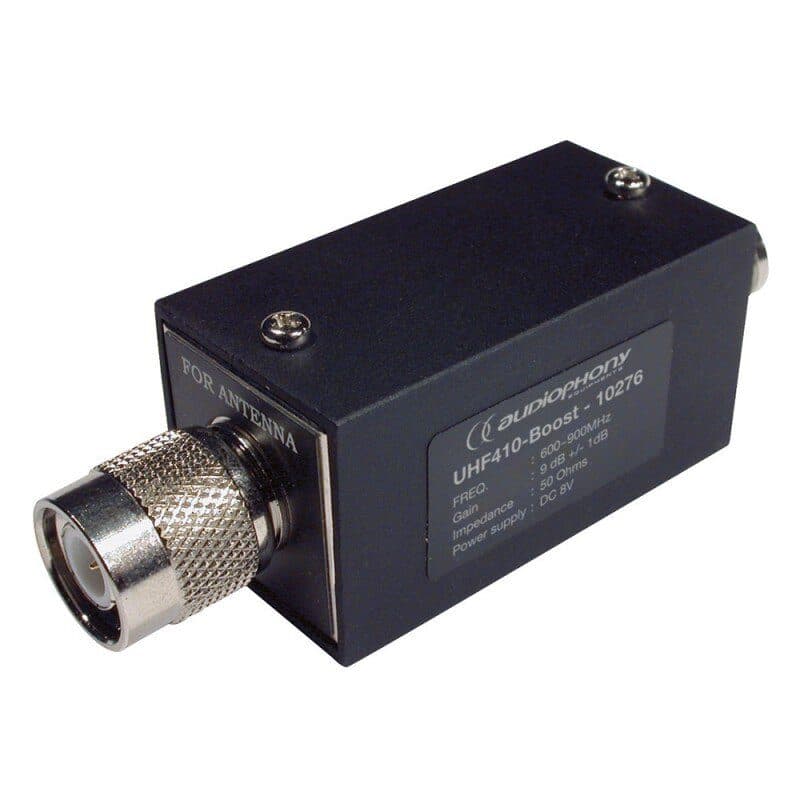 Booster antenna UHF 9 dB BNC 550-950 MHz - AUDIOPHONY HIT-H10276