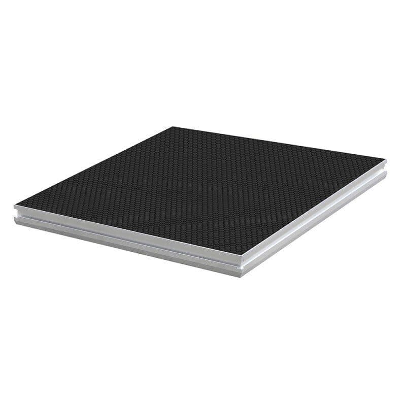 Piattaforma palco antiscivolo 1x1m 750kg/m² nera senza gambe - CONTESTAGE HIT-H10370