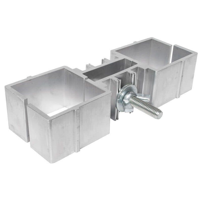 Morsetto per due gambe quadrate serie STAGE - CONTESTAGE HIT-H10381