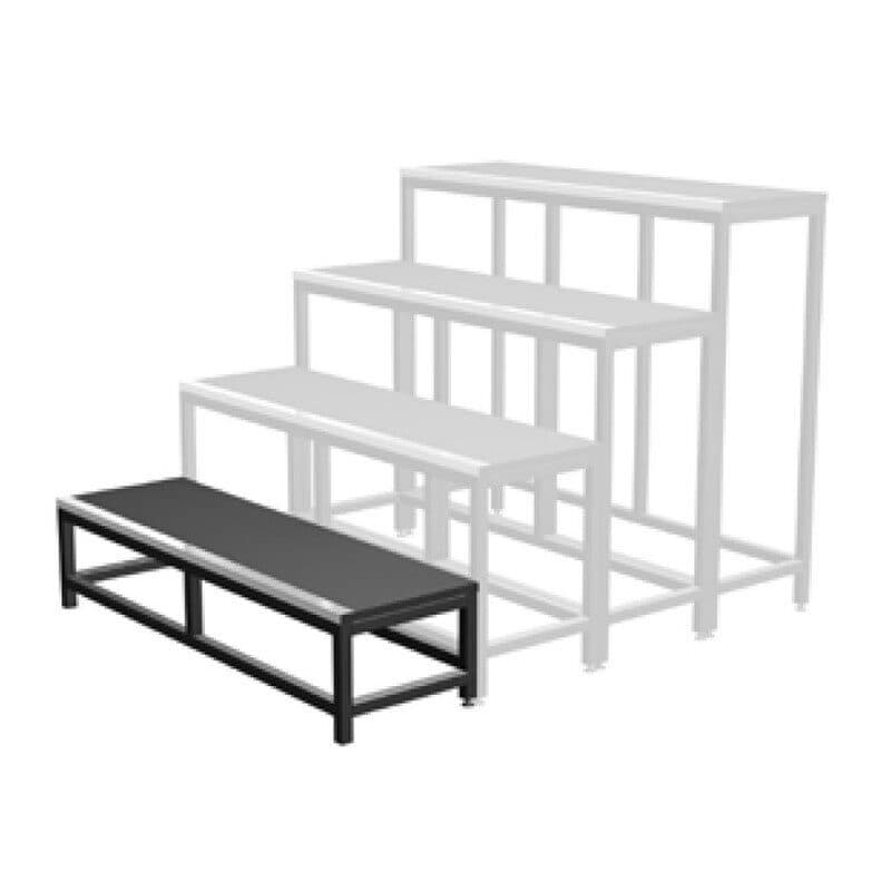 Scala modulare 1 gradino 20 cm - CONTESTAGE HIT-H10386