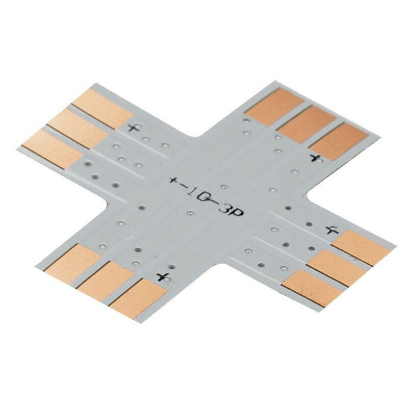 Connettore a X per nastro bicolore 10 mm - CONTEST HIT-H10553