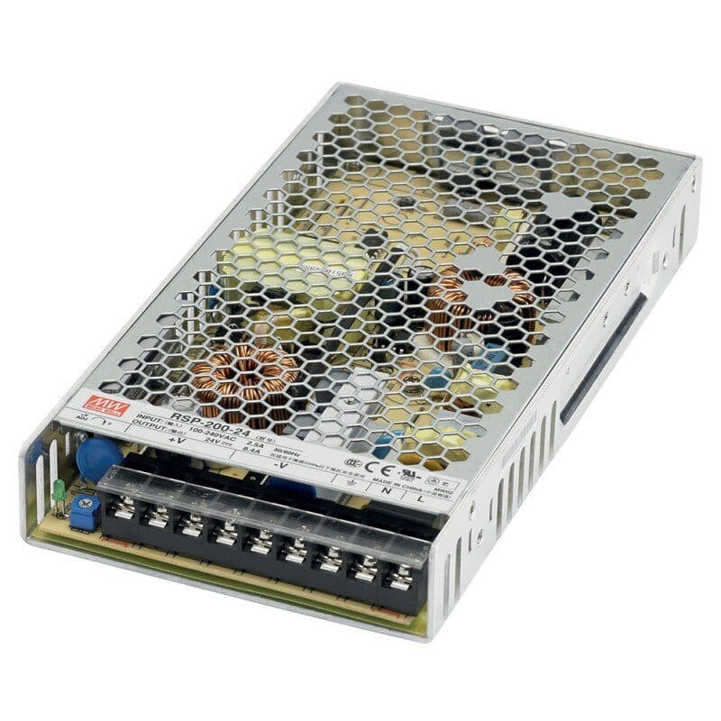 Power supply RSP-200-24, 24 VDC 200 W, 3 outputs, IP20 - CONTEST HIT-H10582
