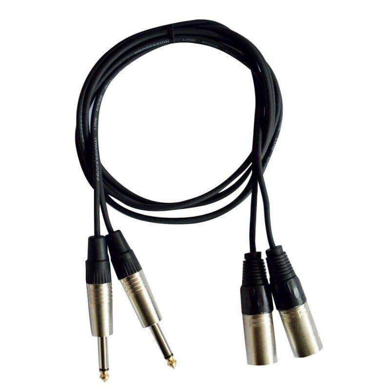 Cavo stereo 3m 2 Jack TS 6,35mm/XLR3-M - Audiophony HIT-H10673