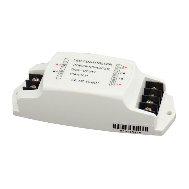 Amplificatore segnale TAPEBOOSTER 1X10A, 1 canale, 12-24 VDC, 10 A - CONTEST HIT-H10769