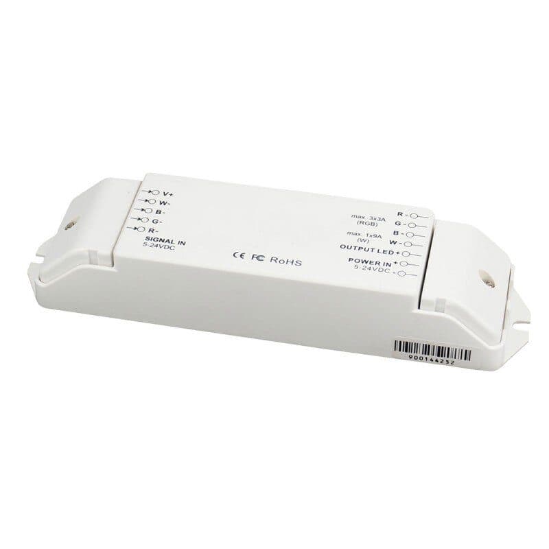 Amplificatore segnale TAPEBOOSTER RGB W, 4 canali, 5-24 VDC - CONTEST HIT-H10770