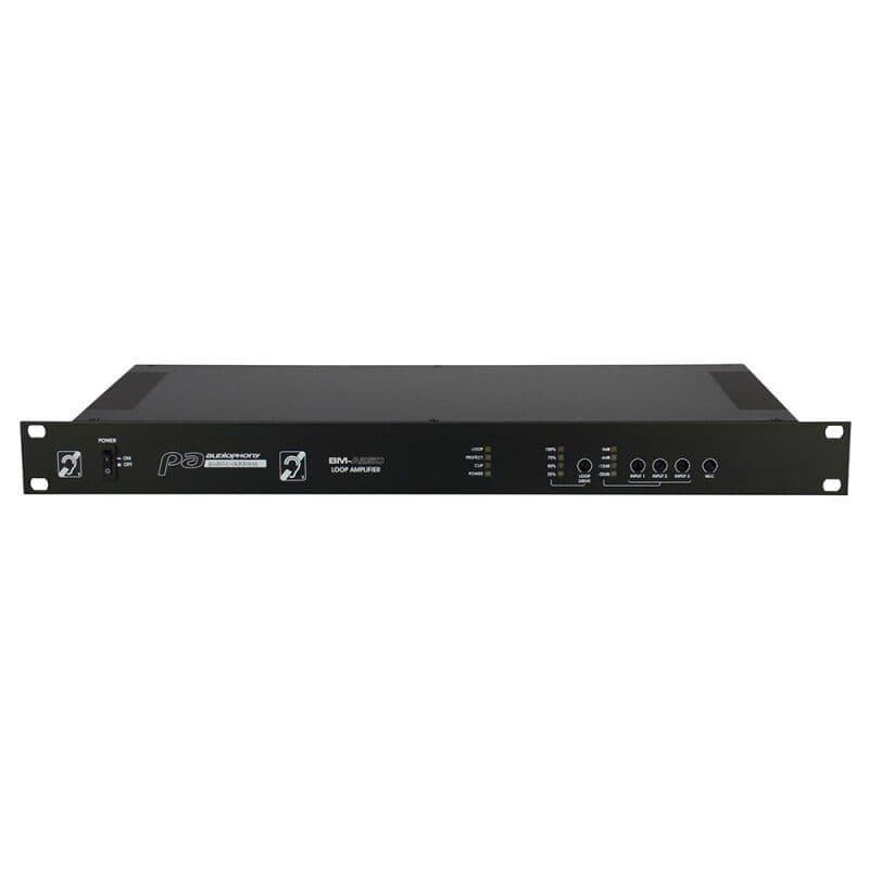 Amplificatore loop magnetico 1U rack 19" fino 250 m² - Audiophony PA BM-A250