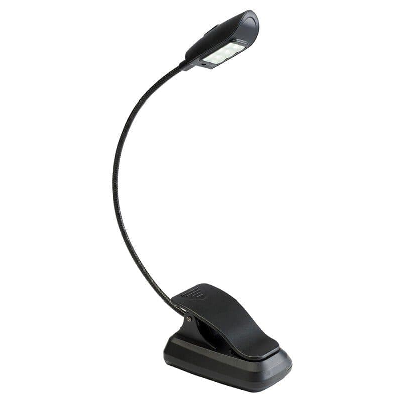 Luce flessibile da tavolo collo d'oca 30 cm, 6 LED COB bianchi - AUDIOPHONY Snake16