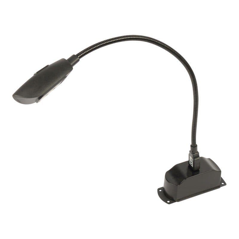 Luce base magnetica collo di cigno 30 cm, LED COB ricaricabile USB - AUDIOPHONY Snake16m