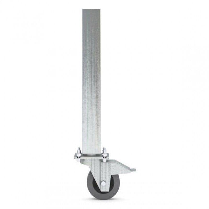 Gamba quadrata con ruota h60cm - CONTESTAGE HIT-H10860