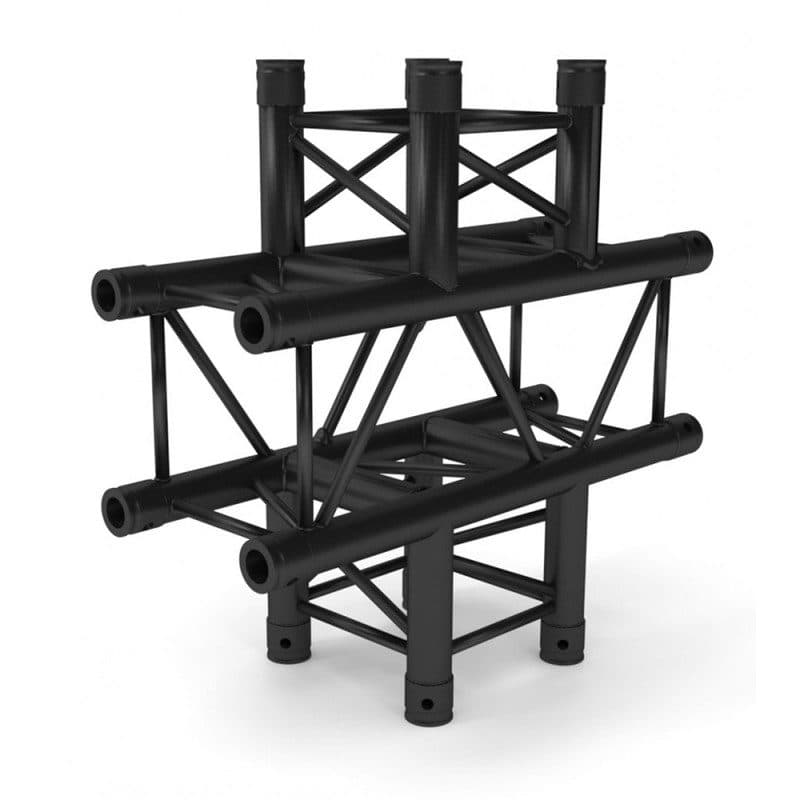 4-way 90° angular coupler black AGQUA-06 - CONTESTAGE HIT-H10999