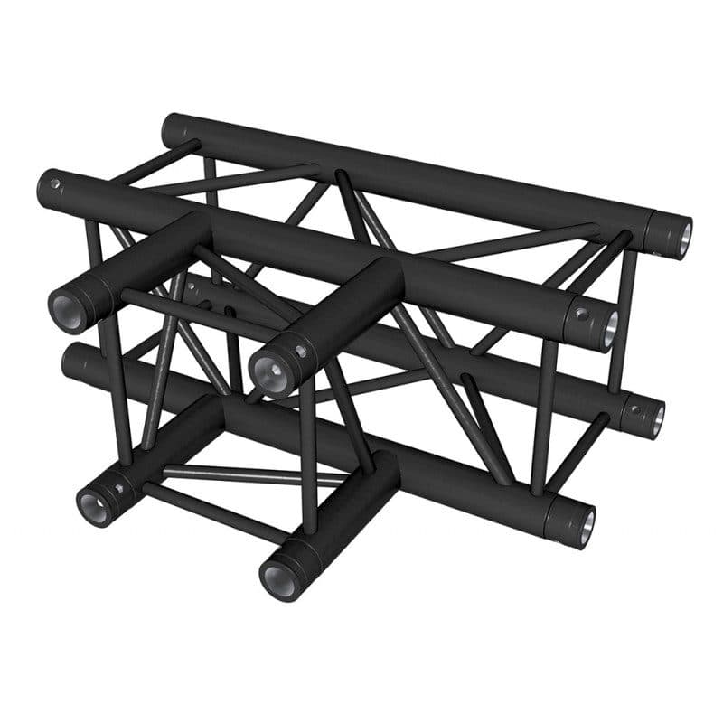 3-way T coupler square truss 290mm 90° black - Contestage HIT-H11000