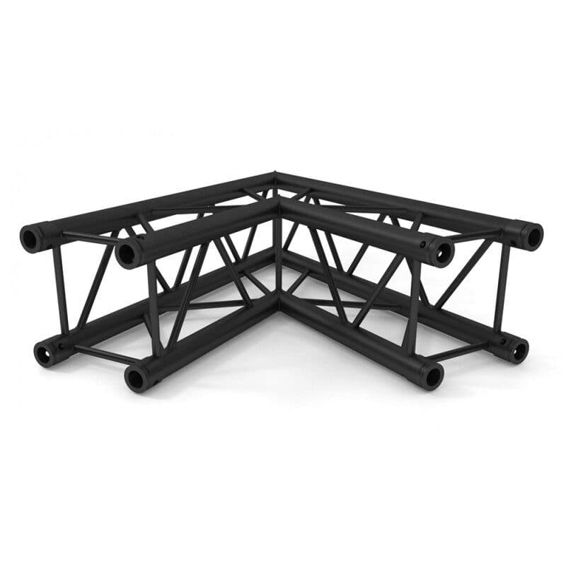 Angular coupler 2-way square truss 290mm 100cm 60° black - Contestage HIT-H11001