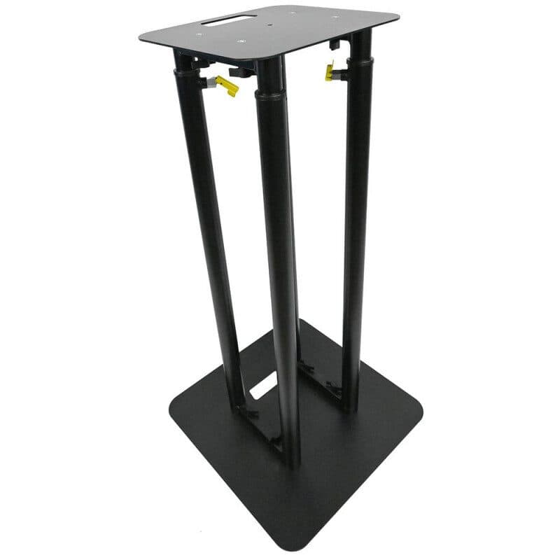 Totem telescopico regolabile 1-1,8m nero Lycra carico 30kg - CONTESTAGE TOTel