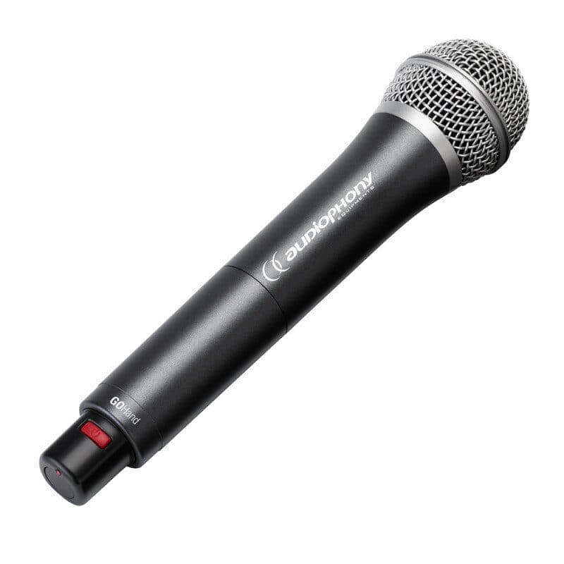 UHF handheld dynamic wireless microphone 16 freq. 514-542 MHz GO-Hand-F5 - AUDIOPHONY HIT-H11030