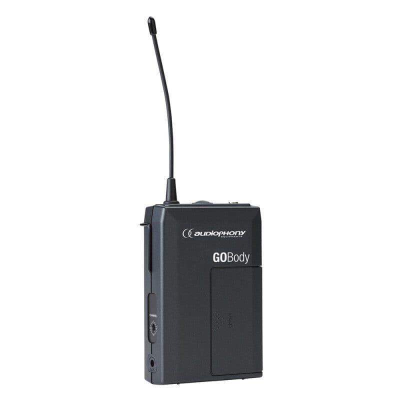 UHF bodypack transmitter 514-542 MHz 16 freq miniXLR - AUDIOPHONY HIT-H11031