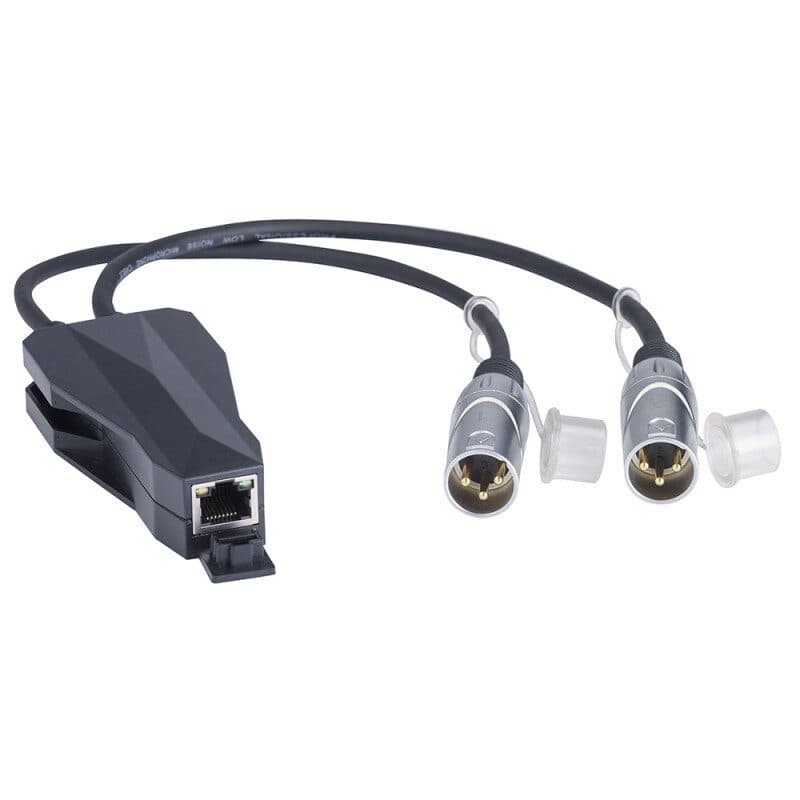 Convertitore Dante RJ45 verso 2 XLR3-M - Audiophony HIT-H11049